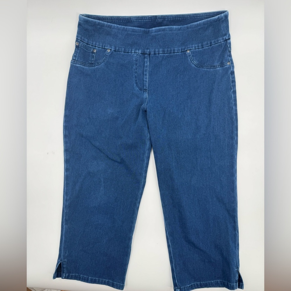 Ruby Rd Jean Capris Size 12 - Picture 1 of 5
